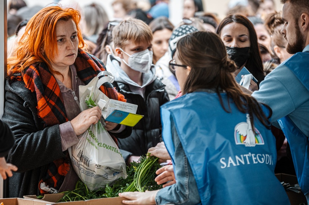 Sant'Egidio a Brno offre sostegno alimentare e materiale scolastico per i profughi dell'Ucraina